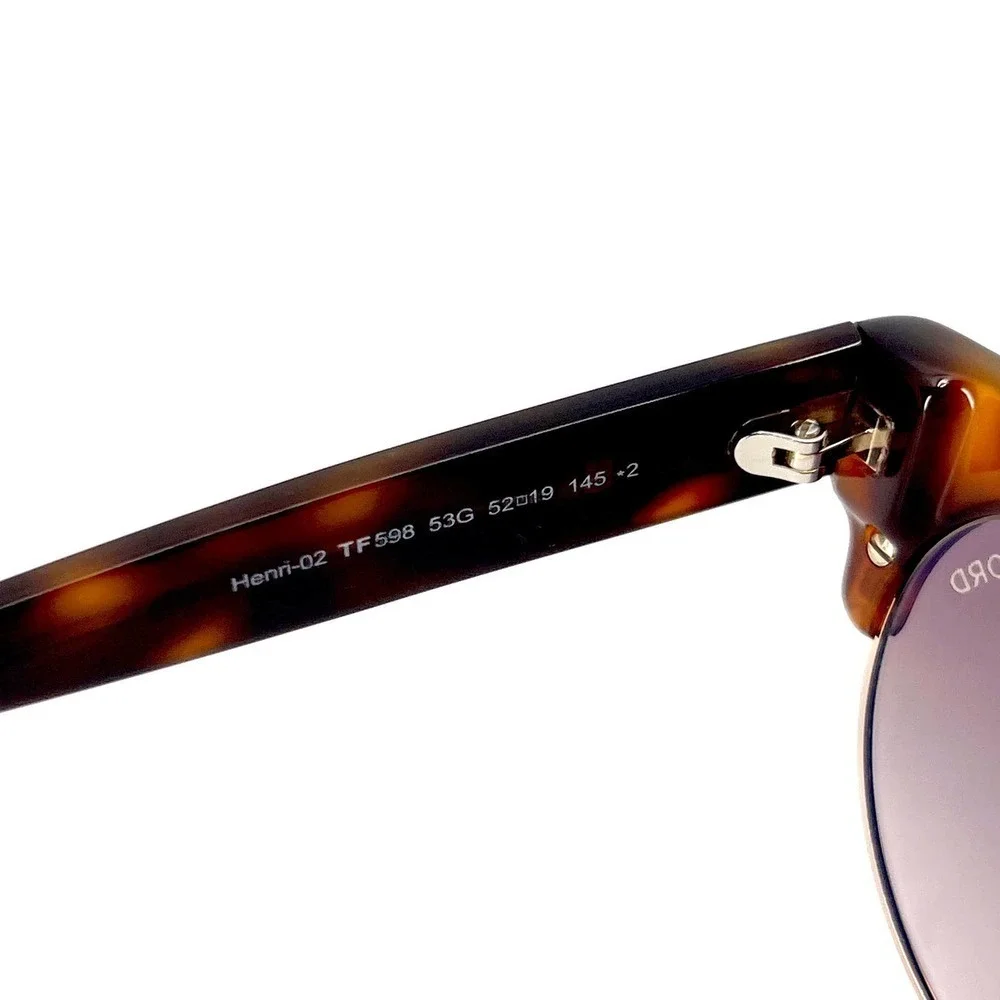 NEW!!! TOM FORD Henri-02 Sunglasses TF598 53G Authentic